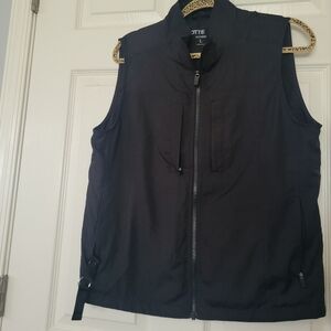 SCOTTeVEST Vest TEK Womens Large Black Travel Work Utility Pockets Outdoors Golf